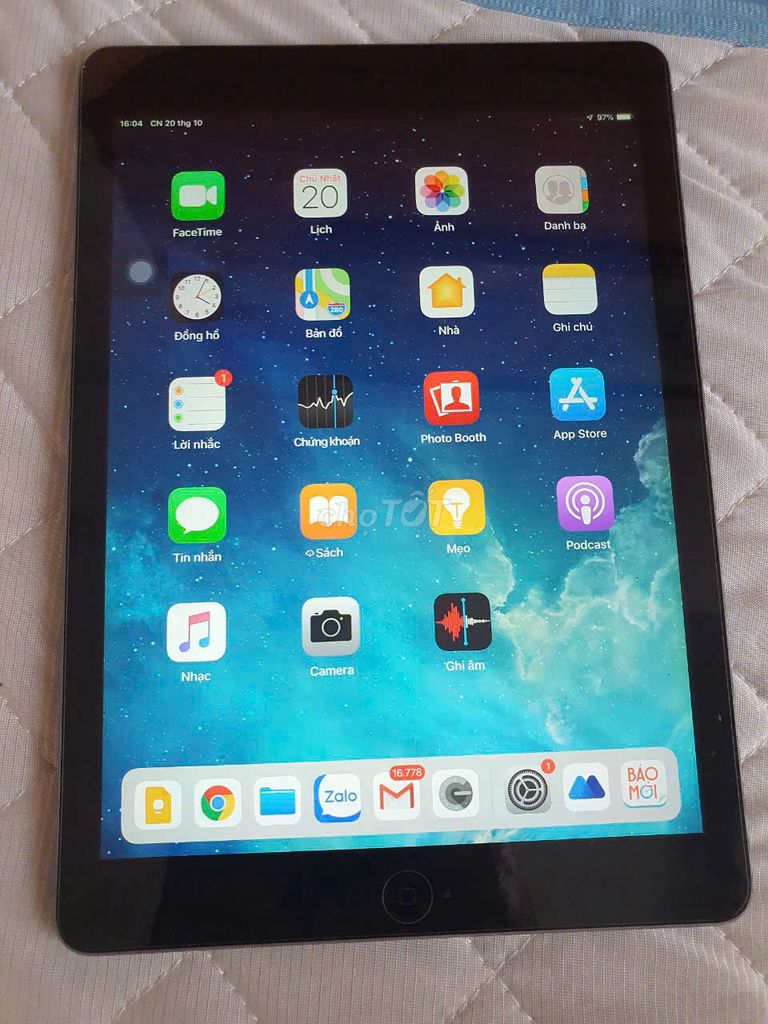 Thanh lý Ipad Air 64GB. Mua bán Máy tính bảng tại Quận 12 Tp Hồ Chí Minh được đăng bởi Vu Thi Tuyet Huong hình 1