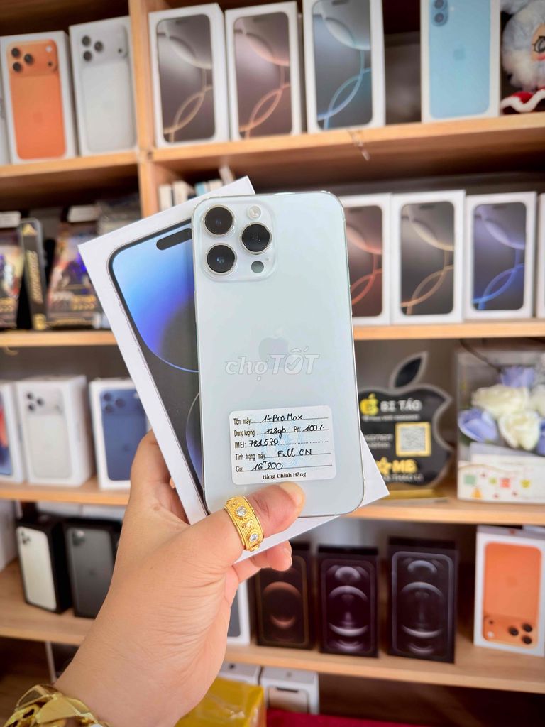 iPhone 14 Pro Max 128GB Trắng. Mua bán Điện thoại tại Thành phố Long Xuyên An Giang được đăng bởi Bi Táo Store hình 1