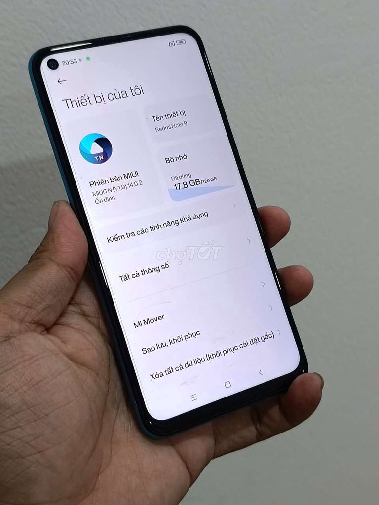 Bán Redmi Note 9 5G 6/128Gb. Mua bán Điện thoại tại Quận Hai Bà Trưng Hà Nội được đăng bởi Nguyễn Ngọc Huy hình 2