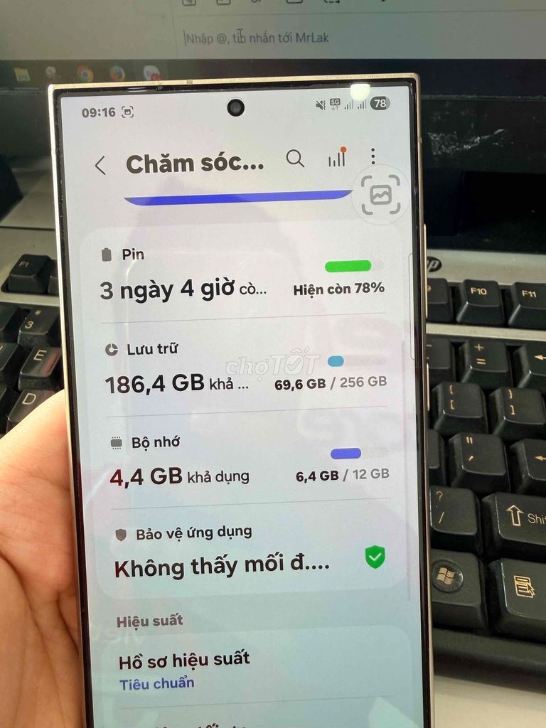 Samsung S24 Ultra 256GB Bạc. Mua bán Điện thoại tại Thành phố Thủ Dầu Một Bình Dương được đăng bởi Phuc Tran hình 1