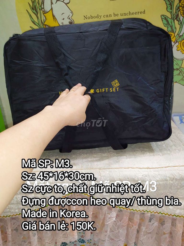 Túi giữ nhiệt size cực to, nhiều mẫu (KOREA).