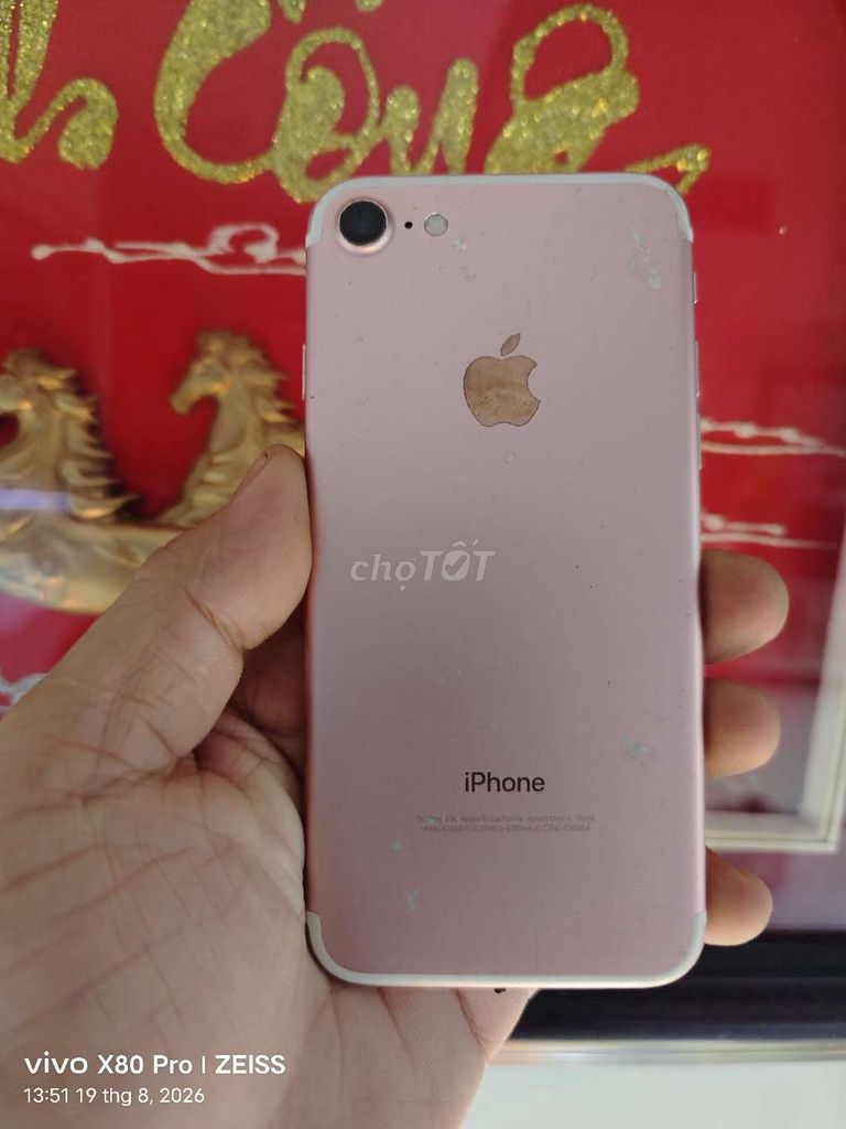 Apple iPhone 7 Hồng  32g phun zin. Mua bán Điện thoại tại Thành phố Biên Hòa Đồng Nai được đăng bởi  Phát tùng Android hình 1
