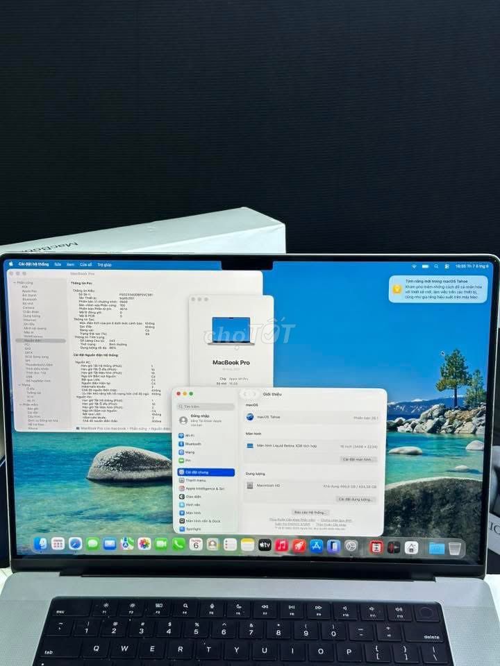 Apple Macbook Pro 16 M1 Pro 32GB/512GB Bạc. Mua bán Laptop tại Thành phố Buôn Ma Thuột Đắk Lắk được đăng bởi Lại Văn Tín  hình 1