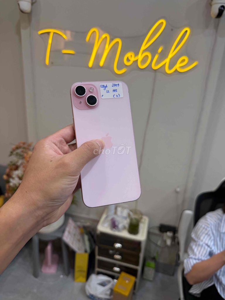 15 Plus 128Gb Quốc Tế zin full hồng bao test. Mua bán Điện thoại tại Quận Thanh Xuân Hà Nội được đăng bởi Ngô Tráng T Mobile hình 1