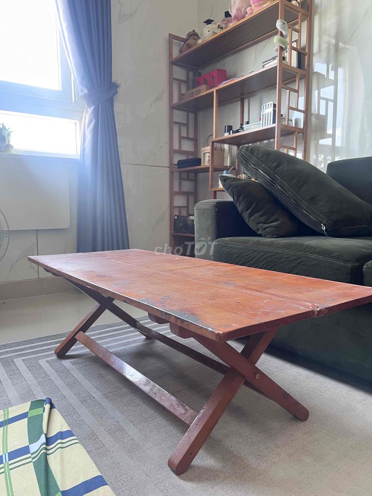 Bàn gỗ gấp gọn 1m x 0,5m x 0,3m. Mua bán Bàn ghế tại Quận 12 Tp Hồ Chí Minh được đăng bởi Trương Công Hoanh hình 1