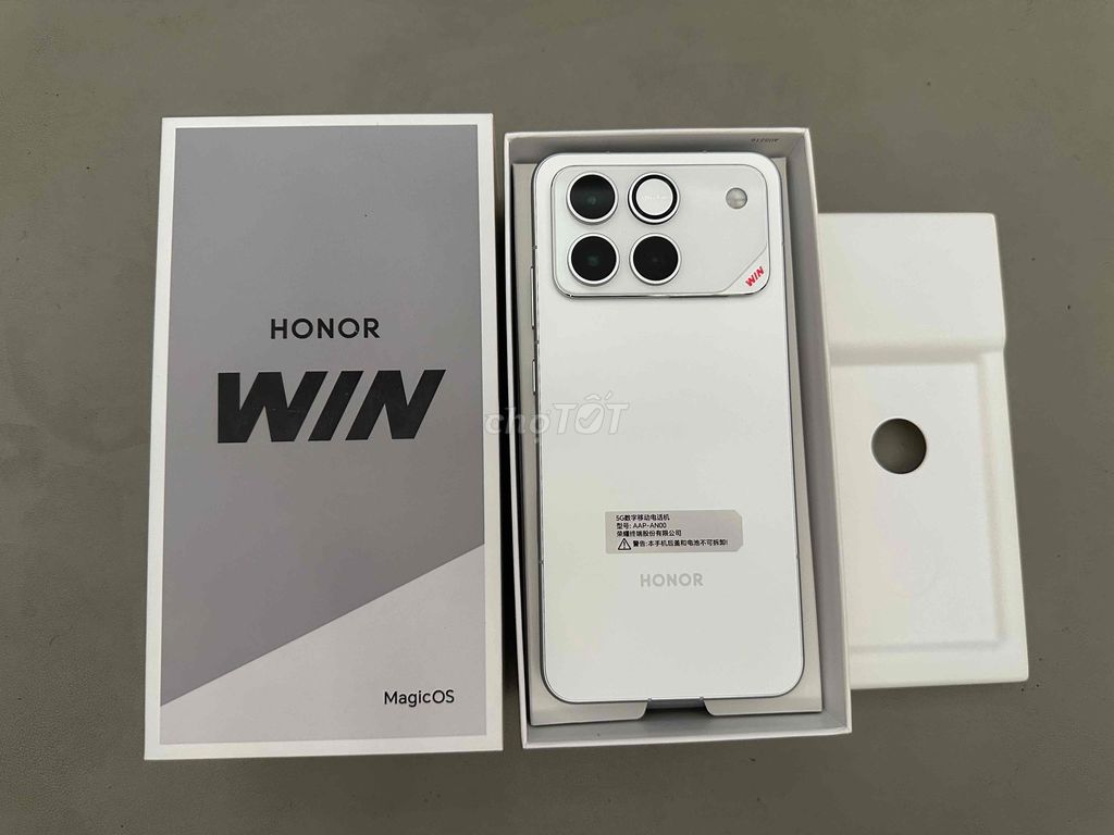 Honor Win 16GB/512GB Bạc. Mua bán Điện thoại tại Thành phố Thủ Đức Tp Hồ Chí Minh được đăng bởi AVG Mobile hình 1