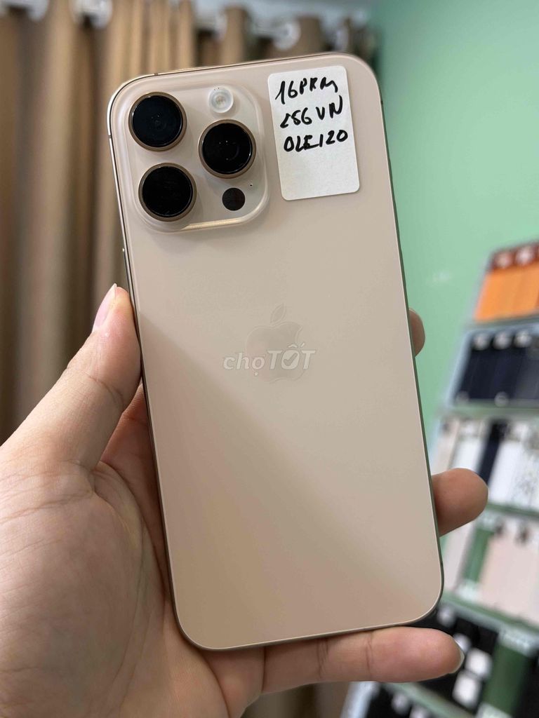 Apple iPhone 16 Pro Max 256GB Vàng màn oled 120. Mua bán Điện thoại tại Quận Thanh Xuân Hà Nội được đăng bởi 170 Mobile Store  hình 1