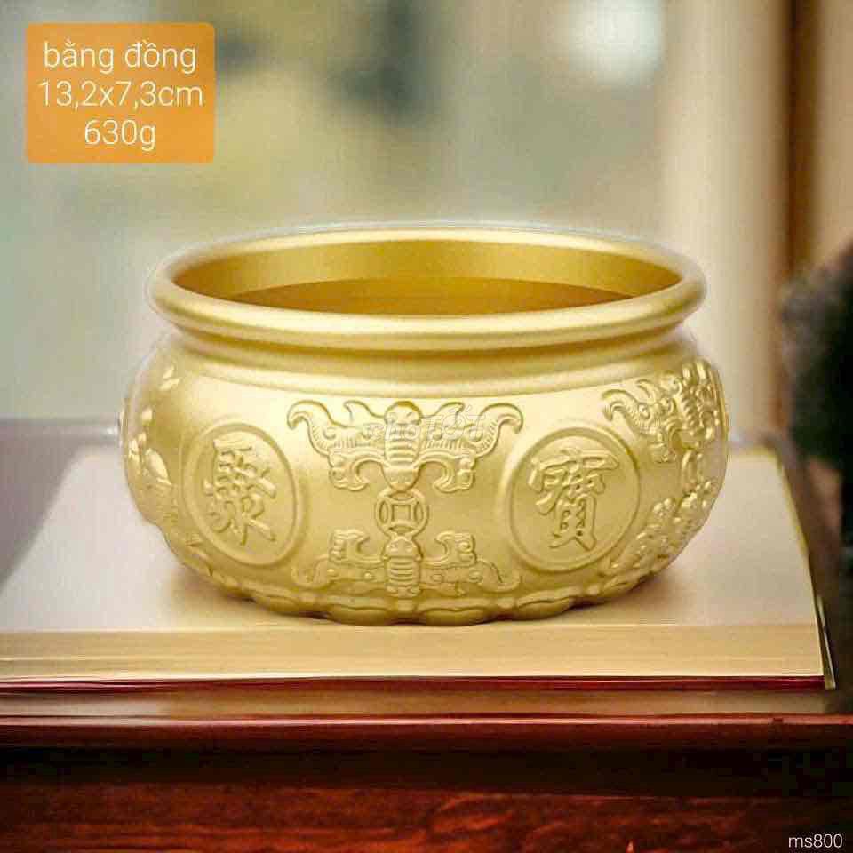 Lư hương Đồng Vàng 13.2x7.3cm. Mua bán Đồ sưu tầm, đồ cổ tại Thành phố Rạch Giá Kiên Giang được đăng bởi Đức Bảo Trần hình 1