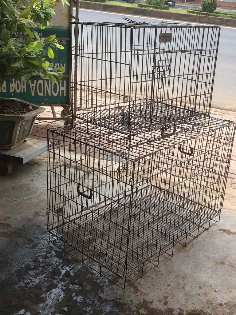 Chuồng chó Kim loại Đen. Mua bán Phụ kiện, Thức ăn, Dịch vụ tại Thành phố Buôn Ma Thuột Đắk Lắk được đăng bởi Minh Hòa  hình 1