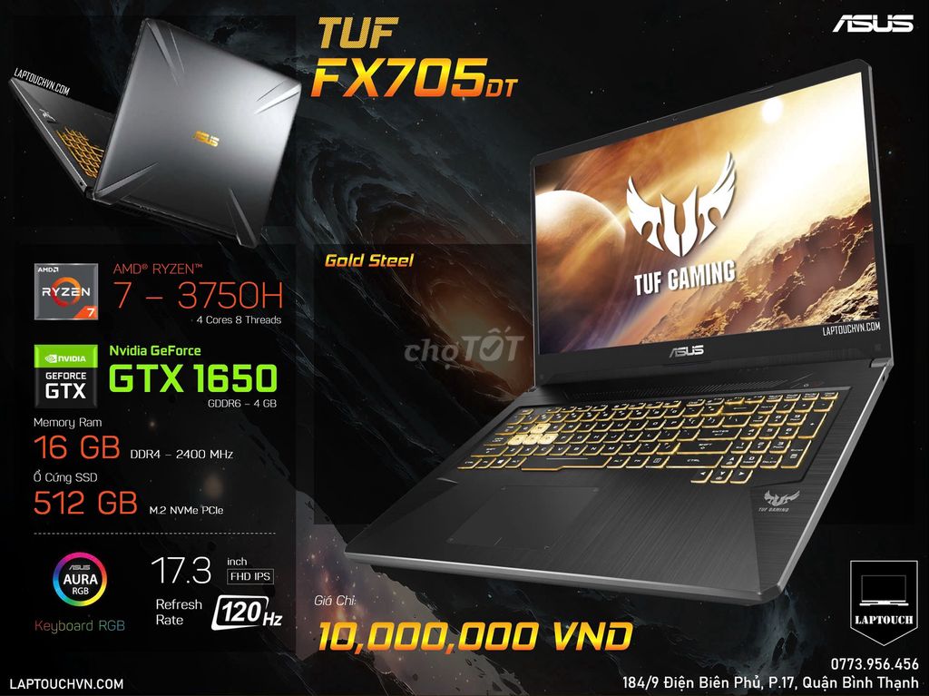 Asus TUF FX705DT [ Gold Steel ]