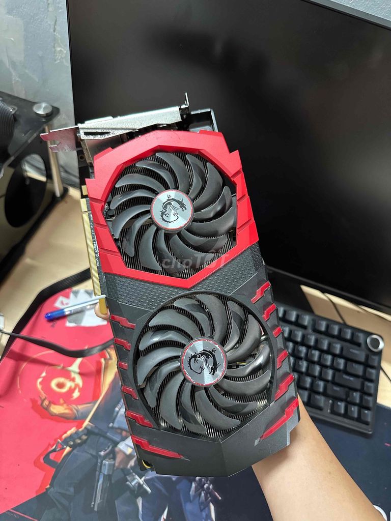 Card đồ họa MSI RX 580 GamingX 8GB Đỏ Đen LED. Mua bán Linh kiện (RAM, Card...) tại Quận Gò Vấp Tp Hồ Chí Minh được đăng bởi Tình Nguyễn hình 1