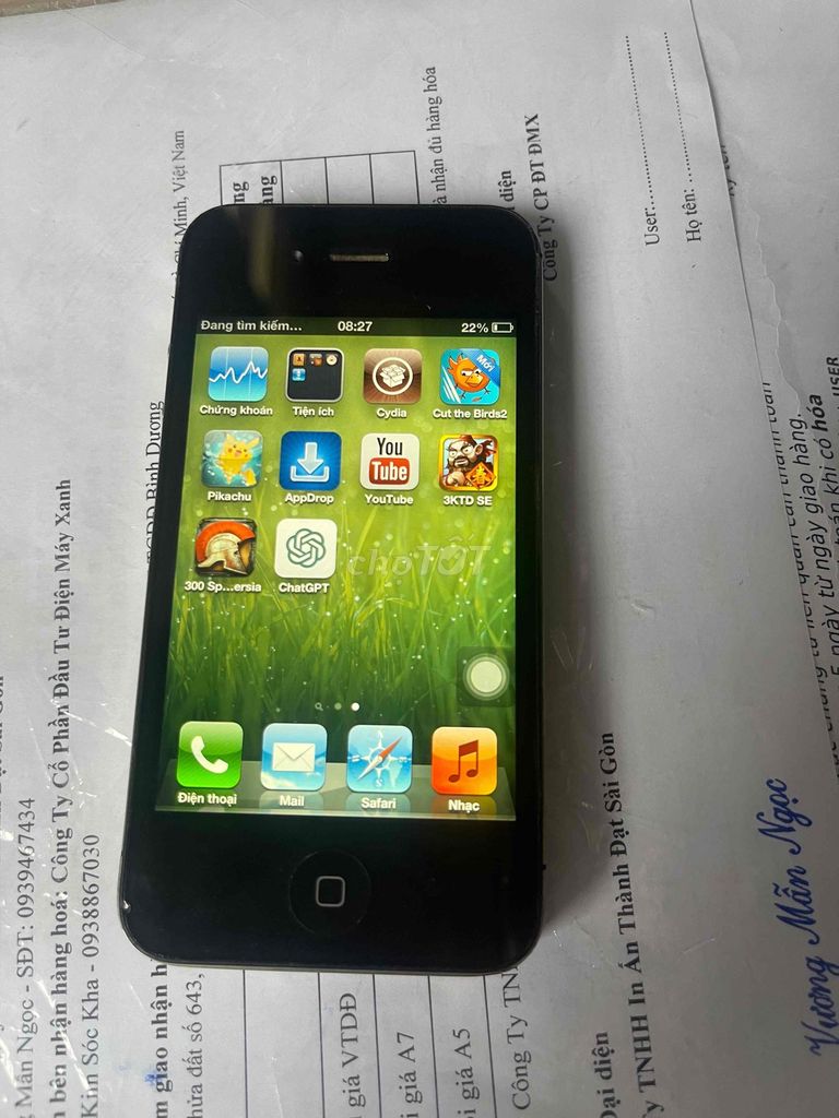 Apple iPhone 4 Đen. Mua bán Điện thoại tại Thành phố Thuận An Bình Dương được đăng bởi N hình 1