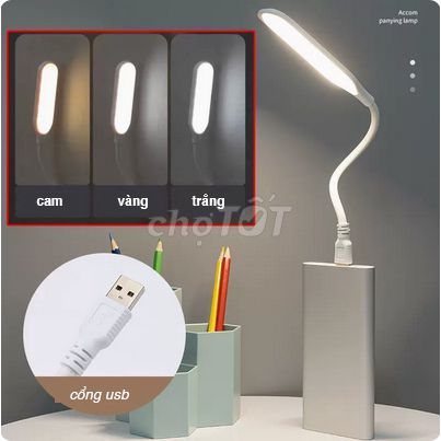 Đèn LED USB cảm ứng bảo vệ mắt 3 màu