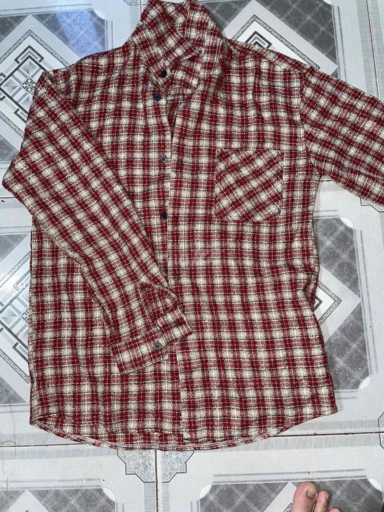 Áo sơ mi nam kẻ caro size L. Mua bán Quần áo tại Huyện Cờ Đỏ Cần Thơ được đăng bởi Thành Baka hình 1