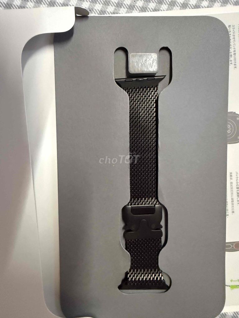 Dây đồng hồ Apple Milanese Loop S Titan Đen. Mua bán Phụ kiện thời trang khác tại Thành phố Nha Trang Khánh Hòa được đăng bởi Anh Vịnh hình 1