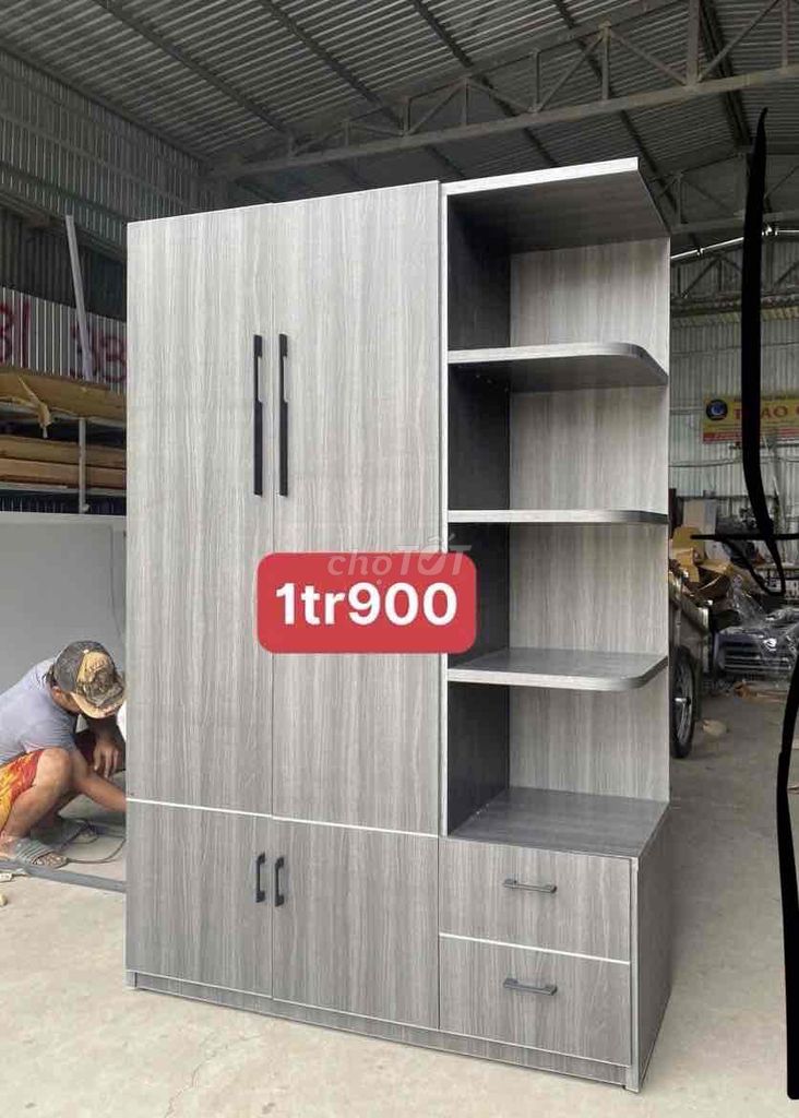 Tủ quần áo Nhựa Đài Loan 1m8x1m2. Mua bán Tủ, kệ gia đình tại Quận Ninh Kiều Cần Thơ được đăng bởi Thảo Chi hình 1