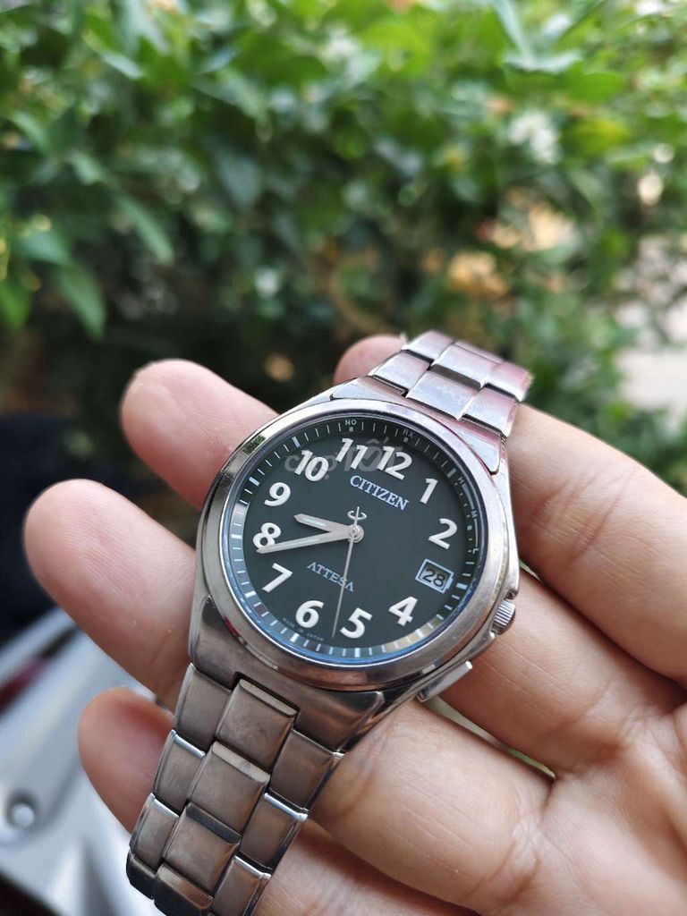 Đồng hồ Citizen Attesa Titan Bạc Nam. Mua bán Đồng hồ tại Huyện Gò Công Tây Tiền Giang được đăng bởi Tuấn Trung hình 1