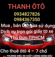THANH ÔTÔ CŨ SÀI GÒN - 0934827826