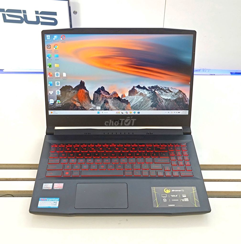 MSI Bravo 15: R7-5800H | 16GB | 512GB | RX5500M. Mua bán Laptop tại Quận Hải Châu Đà Nẵng được đăng bởi TTCenter 484 NÚI THÀNH hình 1
