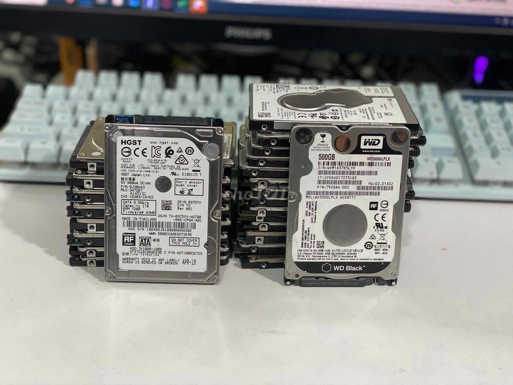 Ổ cứng HDD HGST WD 500GB 2.5 inch. Mua bán Linh kiện (RAM, Card...) tại Huyện Hóc Môn Tp Hồ Chí Minh được đăng bởi Lộc Phát hình 1