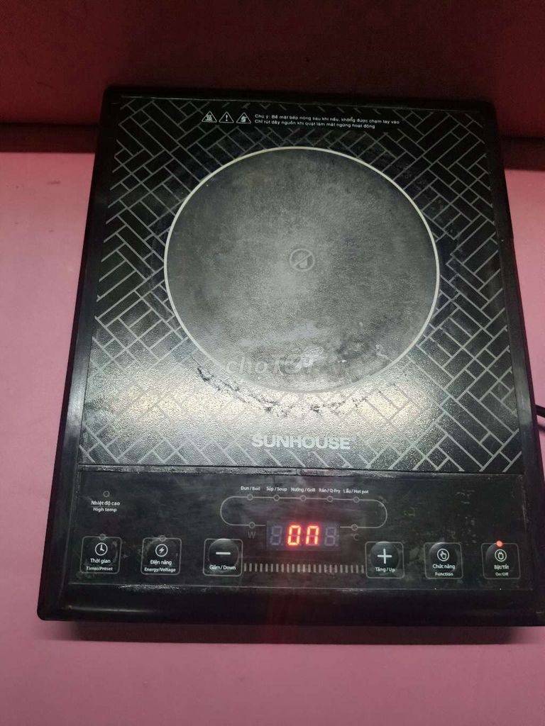 Bếp điện từ SUNHOUSE Đen. Mua bán Bếp, lò, đồ điện nhà bếp tại Quận Tân Phú Tp Hồ Chí Minh được đăng bởi HUYNH THANH NHANH hình 1