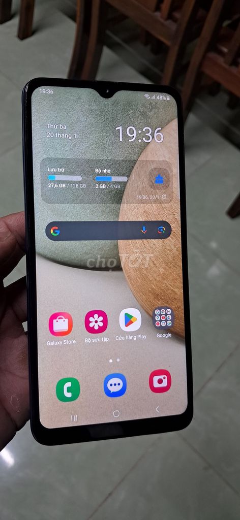 Samsung A12 Xanh 128GB. Mua bán Điện thoại tại Huyện Núi Thành Quảng Nam được đăng bởi nguyễn văn dưỡng hình 1