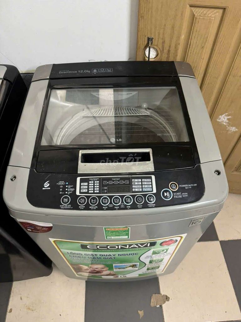 Máy giặt LG 12kg Xám. Mua bán Máy giặt tại Quận Ninh Kiều Cần Thơ được đăng bởi Hàng Điện Máy Thanh Lý hình 1