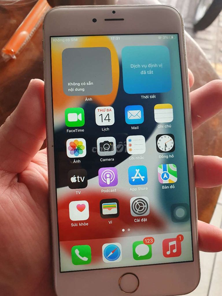 iPhone 6s Plus 32GB Vàng hồng cũ, pin thay mới. Mua bán Điện thoại tại Huyện Nhà Bè Tp Hồ Chí Minh được đăng bởi Ngụy tài  hình 1
