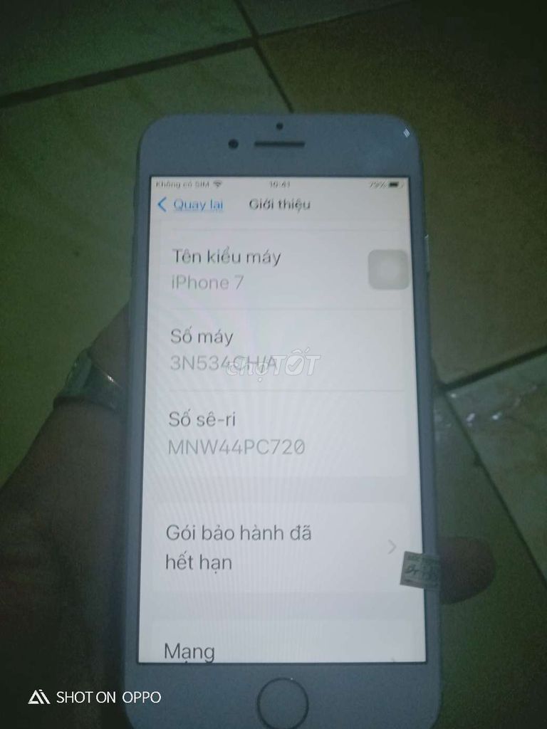 Apple iPhone 7 32GB Bạc Like New. Mua bán Điện thoại tại Quận 12 Tp Hồ Chí Minh được đăng bởi trần văn ngọc bảo hình 1