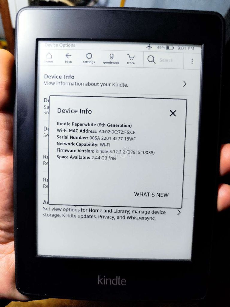 Máy đọc sách Kindle Paperwhite 6 inch. Mua bán Máy tính bảng tại Huyện Đăk Đoa Gia Lai được đăng bởi Duy hình 1