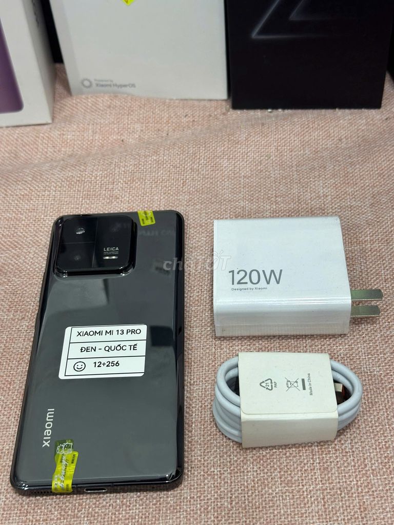 Xiaomi Mi 13 Pro 5G Đen 12/256 Quốc Tế sạc120w COD. Mua bán Điện thoại tại Quận Hoàng Mai Hà Nội được đăng bởi Trần Ngọc Hiếu hình 1