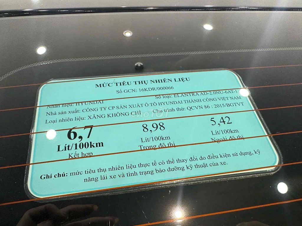 Hyundai Elantra 2018 - 70000 km. Mua bán Ô tô tại Thành phố Thủ Đức Tp Hồ Chí Minh được đăng bởi Thy Ôtô Cũ Miền Nam hình 18