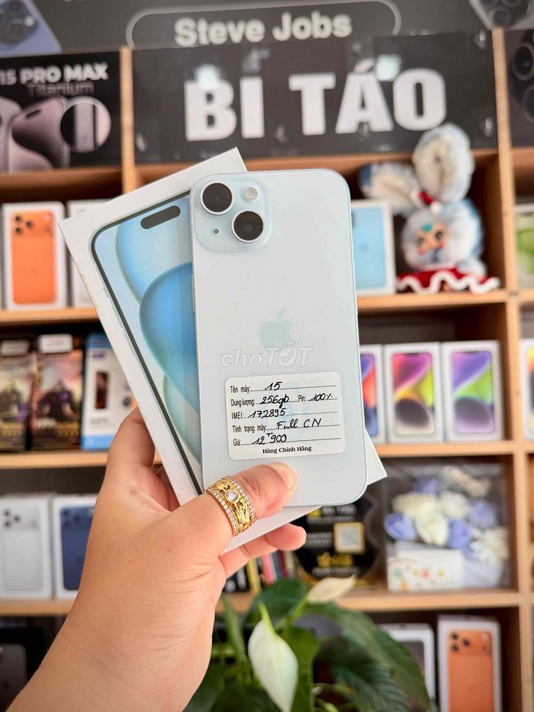 iPhone 15 256GB Blue. Mua bán Điện thoại tại Thành phố Long Xuyên An Giang được đăng bởi Bi Táo Store hình 1