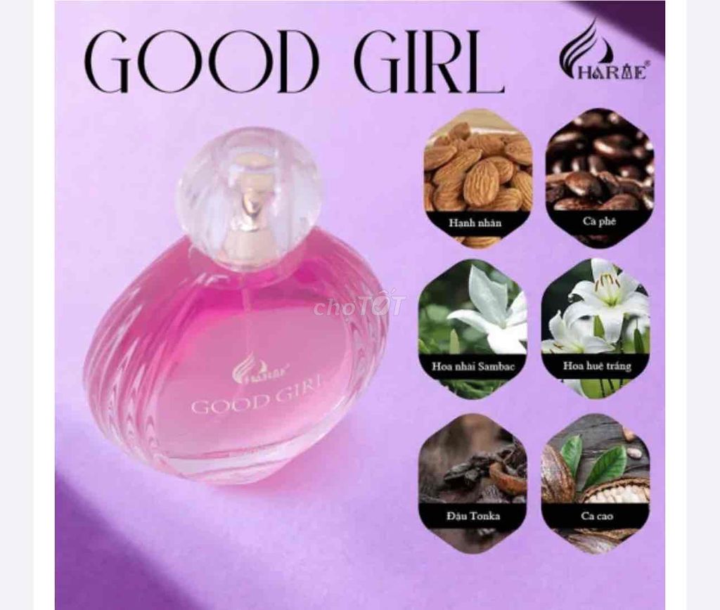 Nước hoa Charme Good Girl Nữ 100ml. Mua bán Nước hoa tại Thành phố Biên Hòa Đồng Nai được đăng bởi Phương Phương hình 1