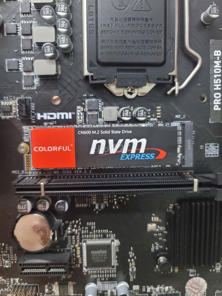 SSD M2 Nvme Colorful 256GB 350k