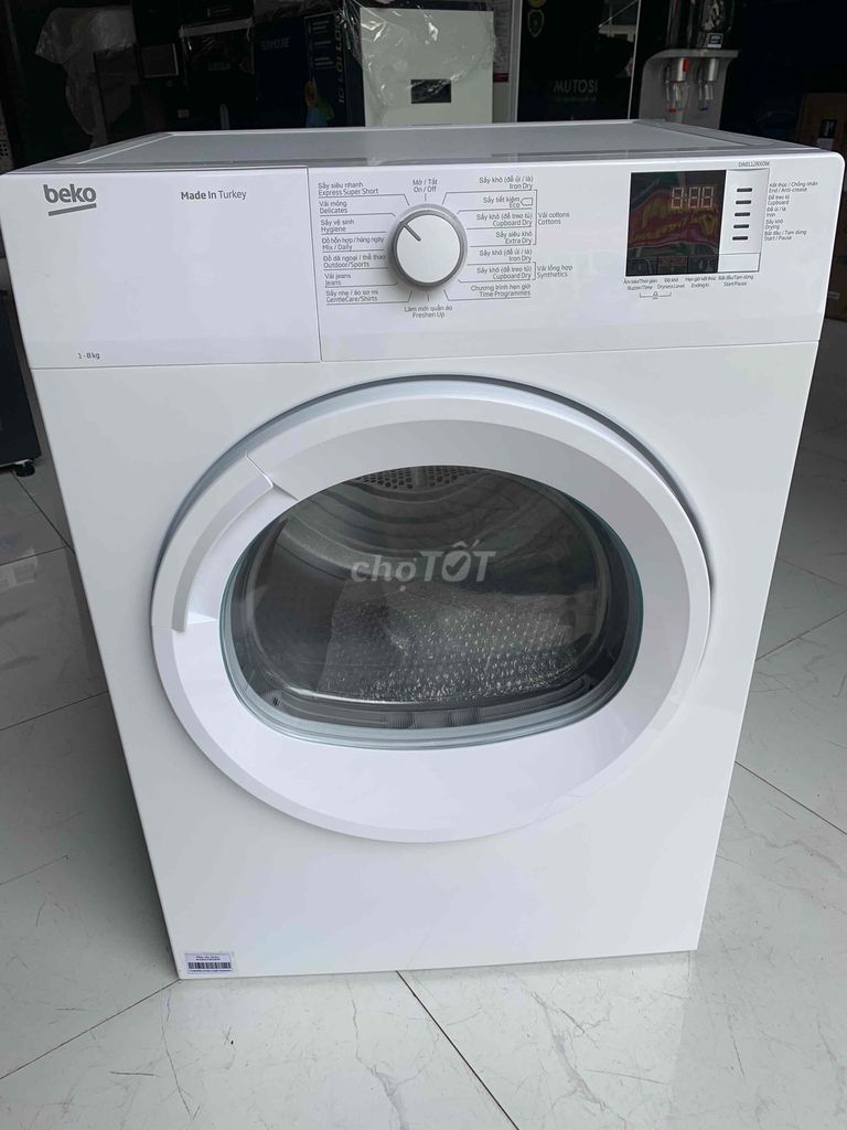 Máy sấy thông hơi Beko 8kg trưng bày BH 1 năm