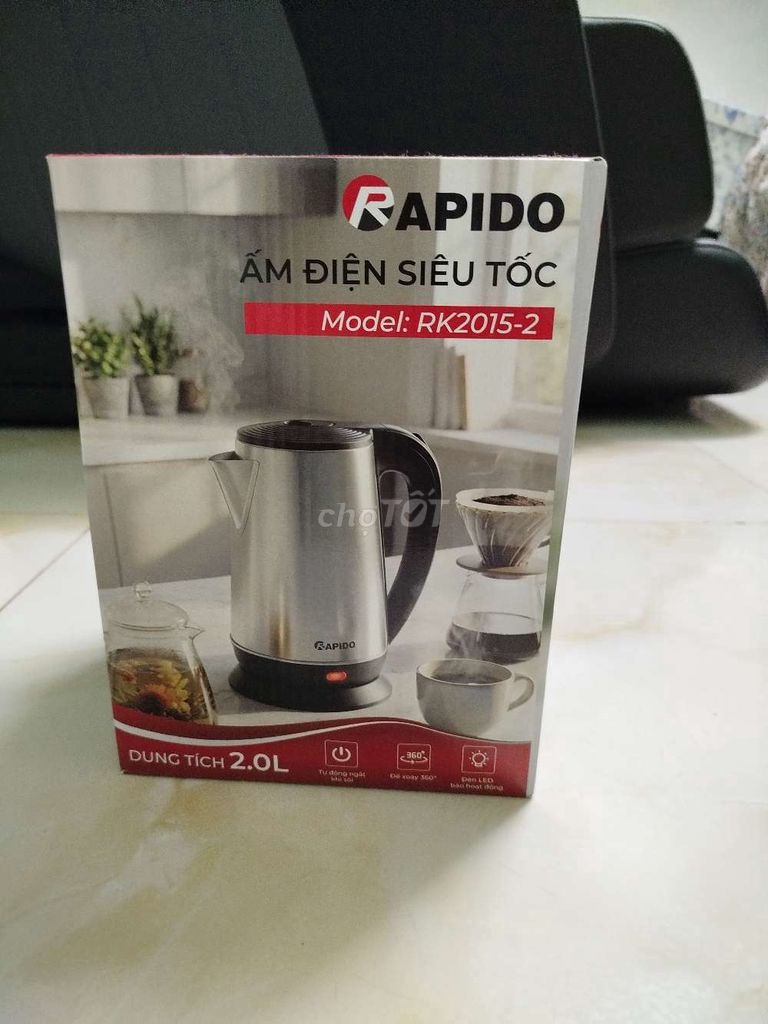 Ấm điện siêu tốc Rapido 2.0L. Mua bán Bếp, lò, đồ điện nhà bếp tại Thành phố Thủ Đức Tp Hồ Chí Minh được đăng bởi Tú hình 1