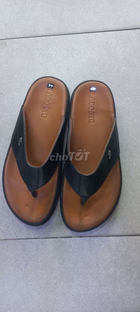 Dép xỏ ngón Lacoste Nam Đen, Nâu Size 44. Mua bán Giày dép tại Quận 10 Tp Hồ Chí Minh được đăng bởi shop linh hình 1