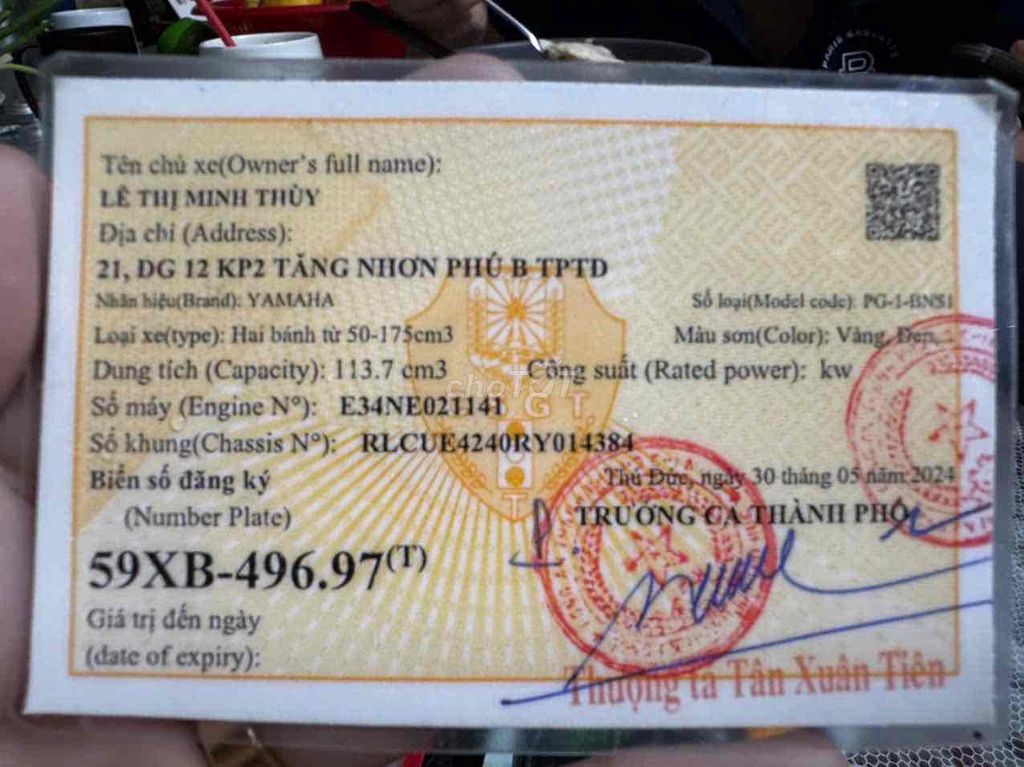 PG1. 2024.1 đời chu xe. Mua bán Xe máy tại Thành phố Thủ Đức Tp Hồ Chí Minh được đăng bởi Lê Anh Phong  hình 3