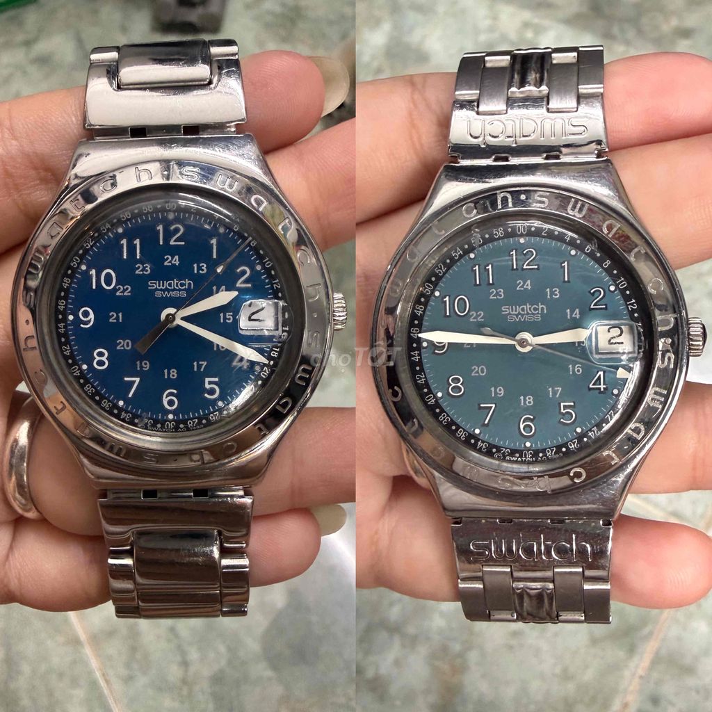 combo 2 Swatch swiss thép đúc 37mm. Mua bán Đồng hồ tại Quận Gò Vấp Tp Hồ Chí Minh được đăng bởi Trân Đồng Hồ Chính Hãng 2hand hình 1