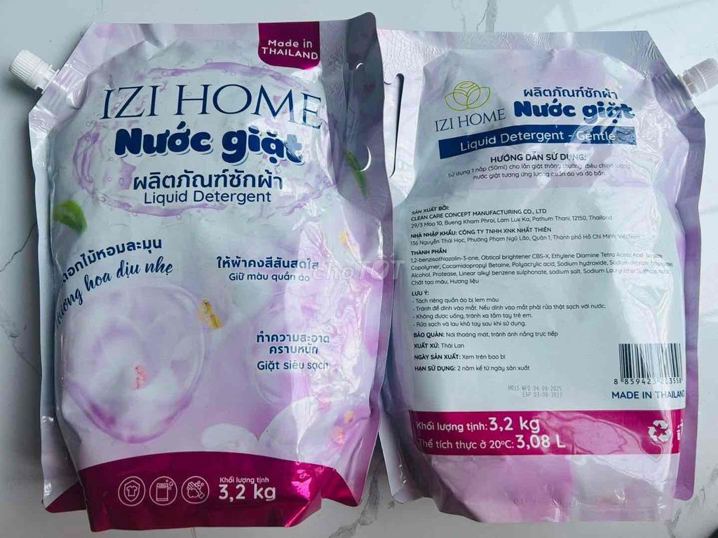 Nước giặt xả IZI HOME 3.08L. Mua bán Thiết bị vệ sinh, nhà tắm tại Thành phố Buôn Ma Thuột Đắk Lắk được đăng bởi Uyen hình 1