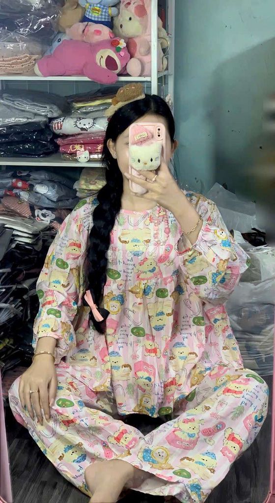 Đồ ngủ nữ Tole BBD TDQD Freesize 40-65kg. Mua bán Quần áo tại Huyện Vĩnh Thuận Kiên Giang được đăng bởi Thảo Thanh hình 1