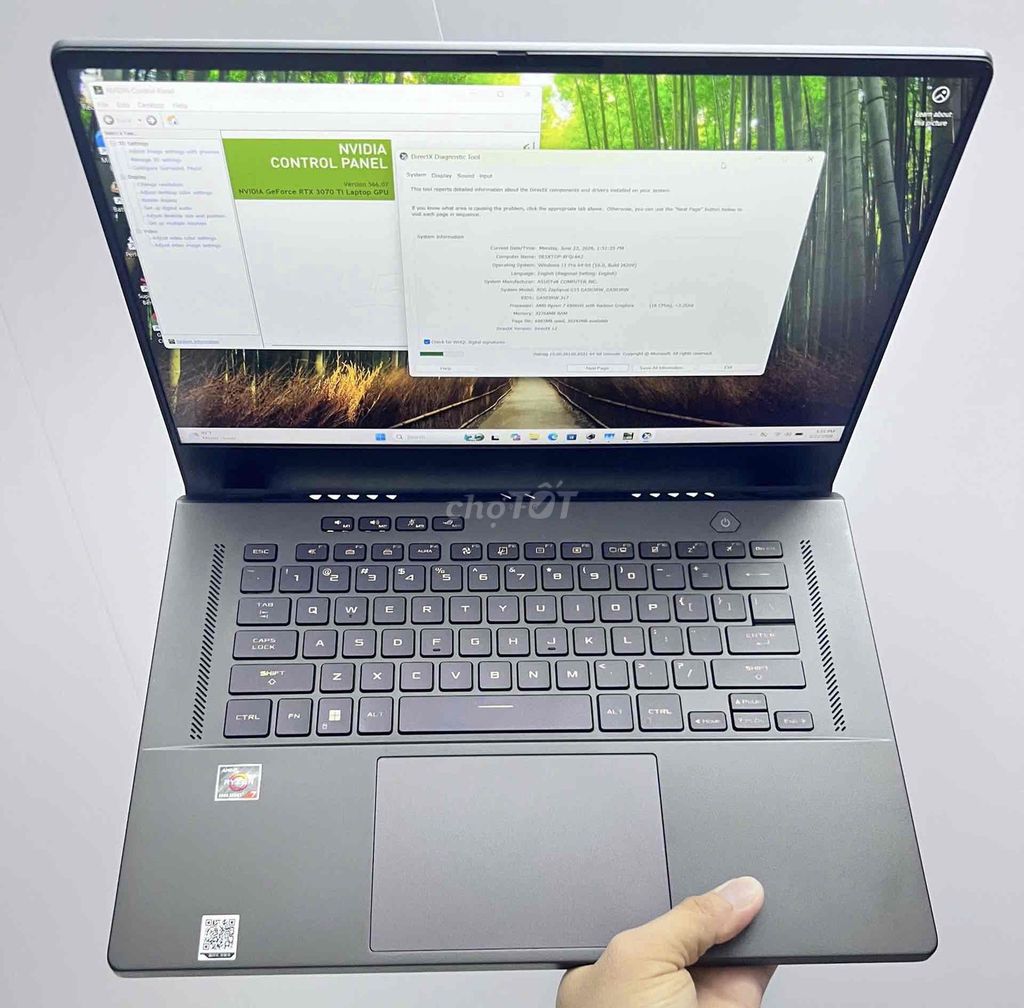 Gaming Asus rog zephyrus G15 GA503. Mua bán Laptop tại Quận Đống Đa Hà Nội được đăng bởi Junioor Computer hình 1