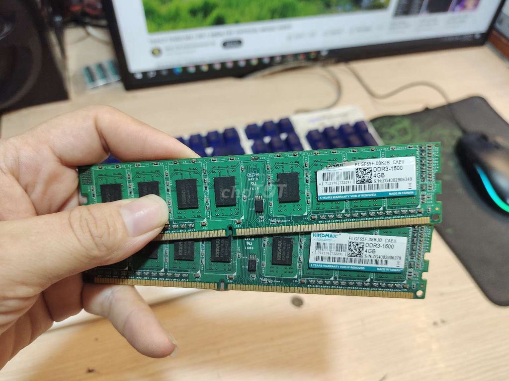 🍓RAM MÁY BÀN DDR3 4GB RIN KENG AE LẮP MÁY BAO ÊM
