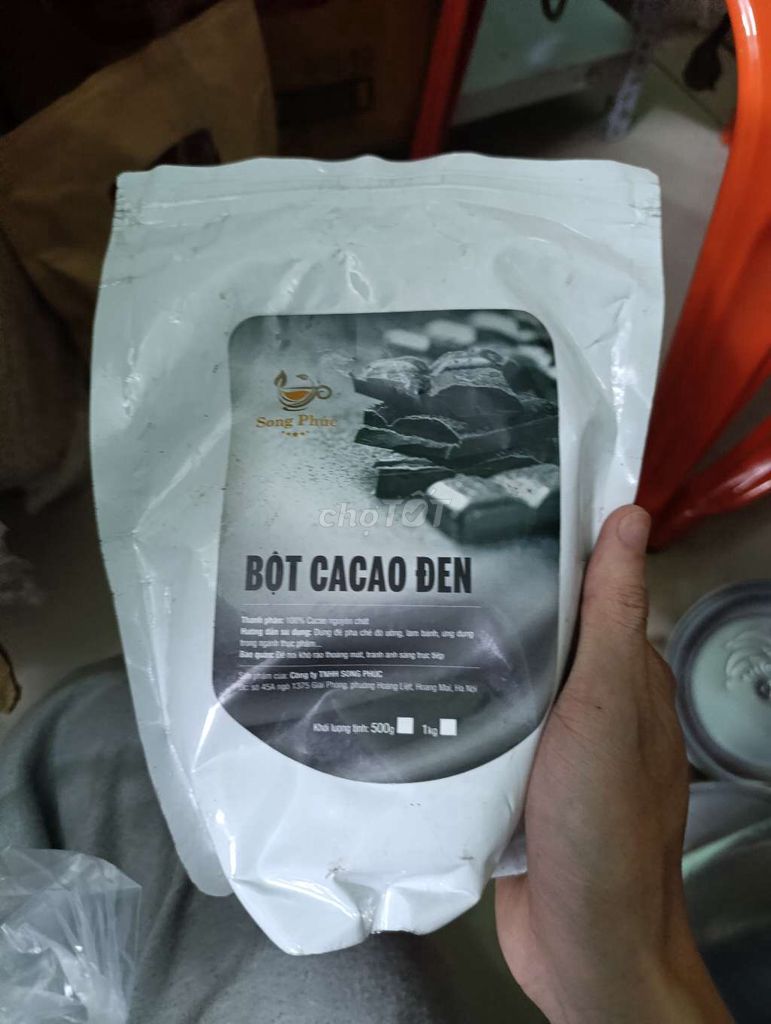 Bột cacao đen 500gr