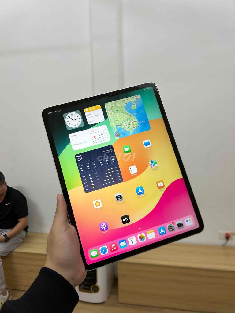 iPad Pro 12.9 2020 5G Wifi 256G. Zin All Màn Đẹp