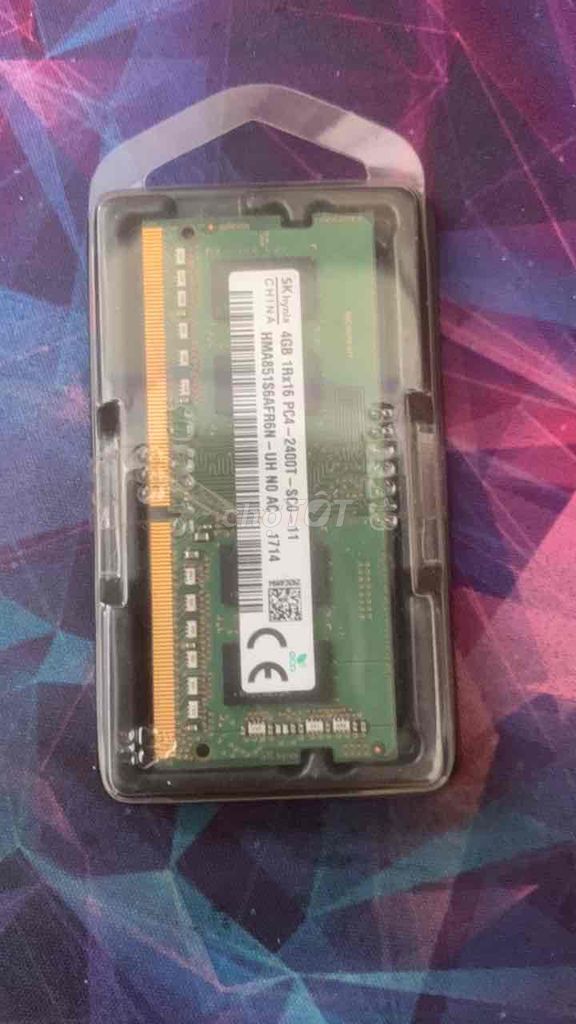 RAM SK Hynix HMA851S6AFR6N-UH 4GB. Mua bán Linh kiện (RAM, Card...) tại Quận Hà Đông Hà Nội được đăng bởi nguyễn nam hình 1