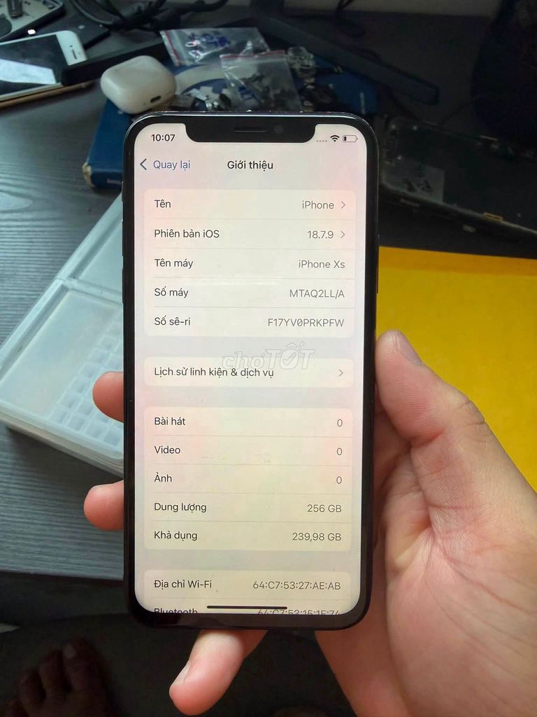 Apple iPhone Xs 256GB Hư cam, loa, face ID. Mua bán Điện thoại tại Quận 10 Tp Hồ Chí Minh được đăng bởi Hội Đồ Điện Tử hình 1