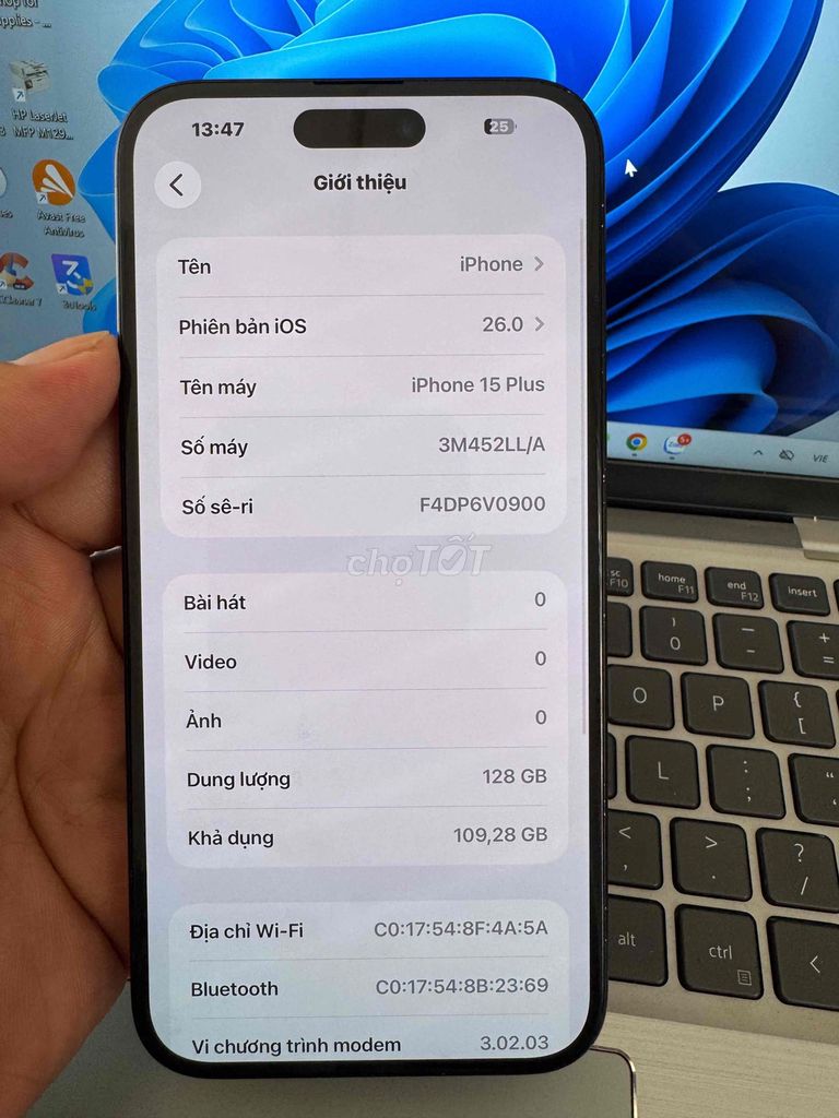 iPhone 15 Plus 128GB Đen Đã dùng. Mua bán Điện thoại tại Quận 6 Tp Hồ Chí Minh được đăng bởi QUỐC THIÊN BÁN GÓP 0 ĐỒNG  hình 1