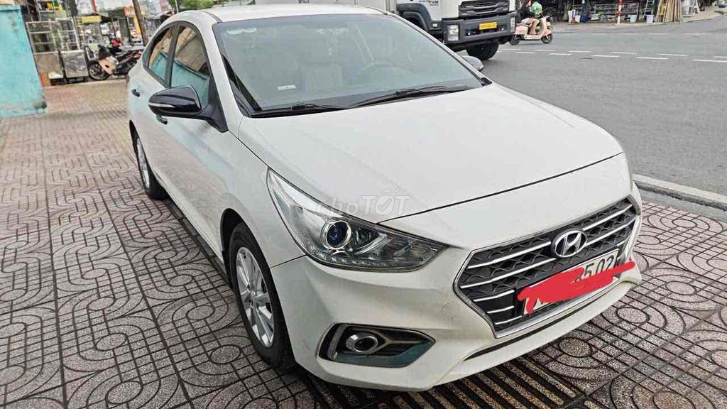 Hyundai Accent 2019 Số sàn bản đủ bao zin chếch